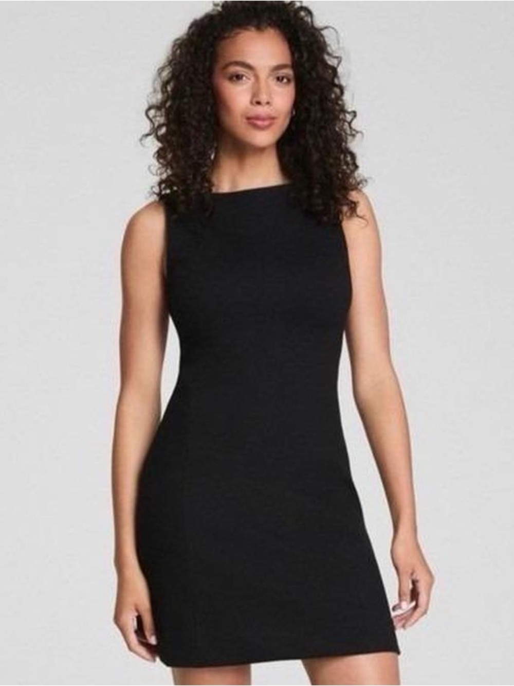 NWT SPANX Black Pointe Sleeveless Mini Dress